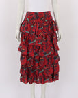 Joey The Label Birds Of Paradise Layered Skirt Size 8