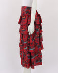 Joey The Label Birds Of Paradise Layered Skirt Size 8