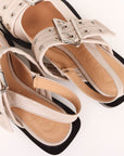 Ganni Buckle Ballerina Flats 38