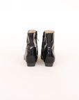 Khaite Patent Leather 'Marfa' Ankle Boots Size 37