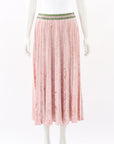Mackenzie Mode Velvet Pleated Midi Skirt Size 8