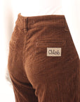 Chloe Corduroy Low Waisted Pants Size FR 40 | AU 12