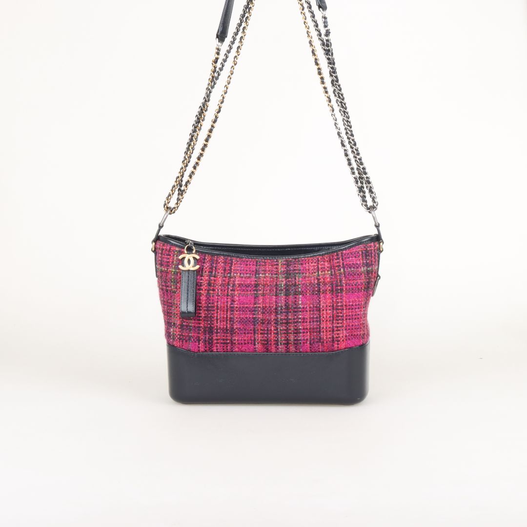 Chanel Medium Gabrielle Tweed Shoulder Bag
