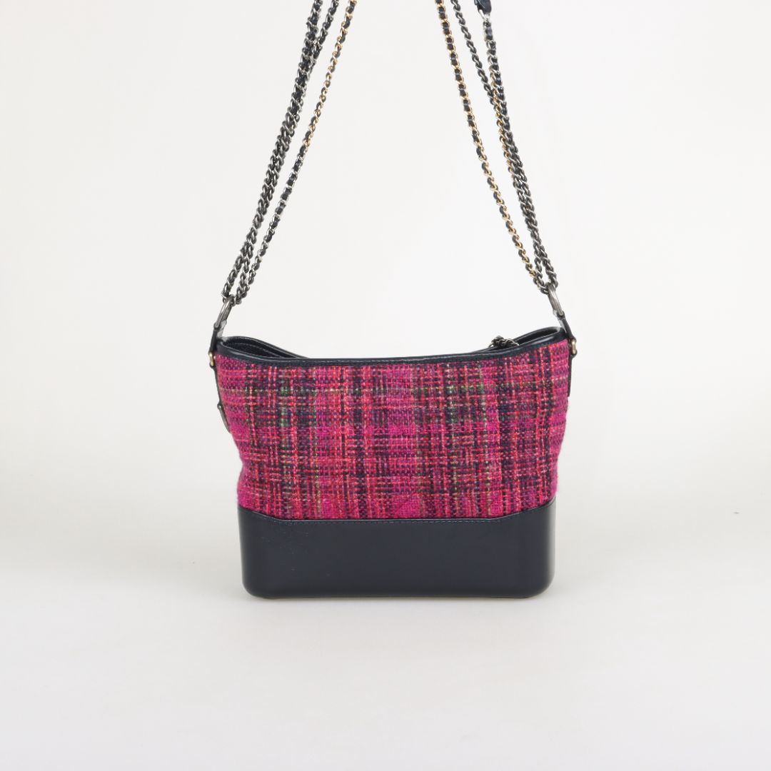 Chanel Medium Gabrielle Tweed Shoulder Bag