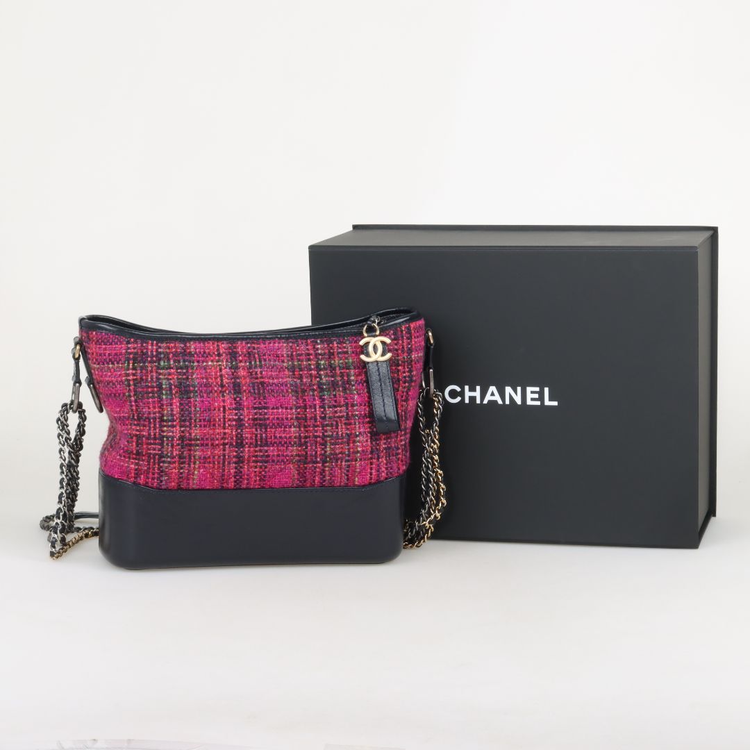 Chanel Medium Gabrielle Tweed Shoulder Bag