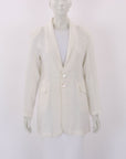 Flannel Linen Jacket Size 0