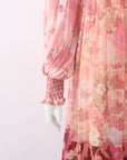 Zimmermann 'Concert' Spliced Lantern Dress Size 2