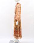 Zimmermann 'Andie' Tiered Floral Midi Dress Size 1