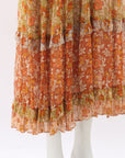 Zimmermann 'Andie' Tiered Floral Midi Dress Size 1