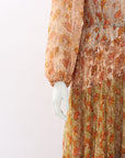 Zimmermann 'Andie' Tiered Floral Midi Dress Size 1