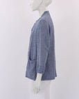 Casey Casey Checked Linen Jacket Size Medium