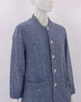 Casey Casey Checked Linen Jacket Size Medium
