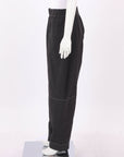 Ganni Cotton Crepe Elasticated Curve Pants Size 40 | AU 12