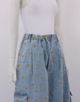 La Boheme Girls Ezra Pants Denim Hearts Size S/M