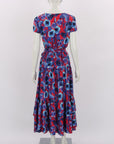 Borgo De Nor Silk Floral Midi Dress Size 10