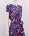 Borgo De Nor Silk Floral Midi Dress Size 10