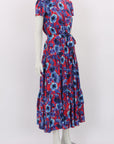 Borgo De Nor Silk Floral Midi Dress Size 10