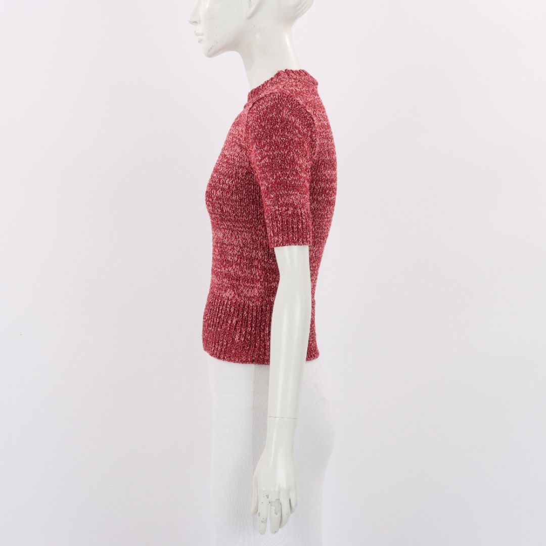 Scanlan Theodore Short Sleeve Knit Top Size Extra Small