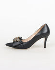 Gucci Leather Queen Margaret Pumps Size 37