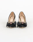 Gucci Leather Queen Margaret Pumps Size 37