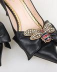 Gucci Leather Queen Margaret Pumps Size 37