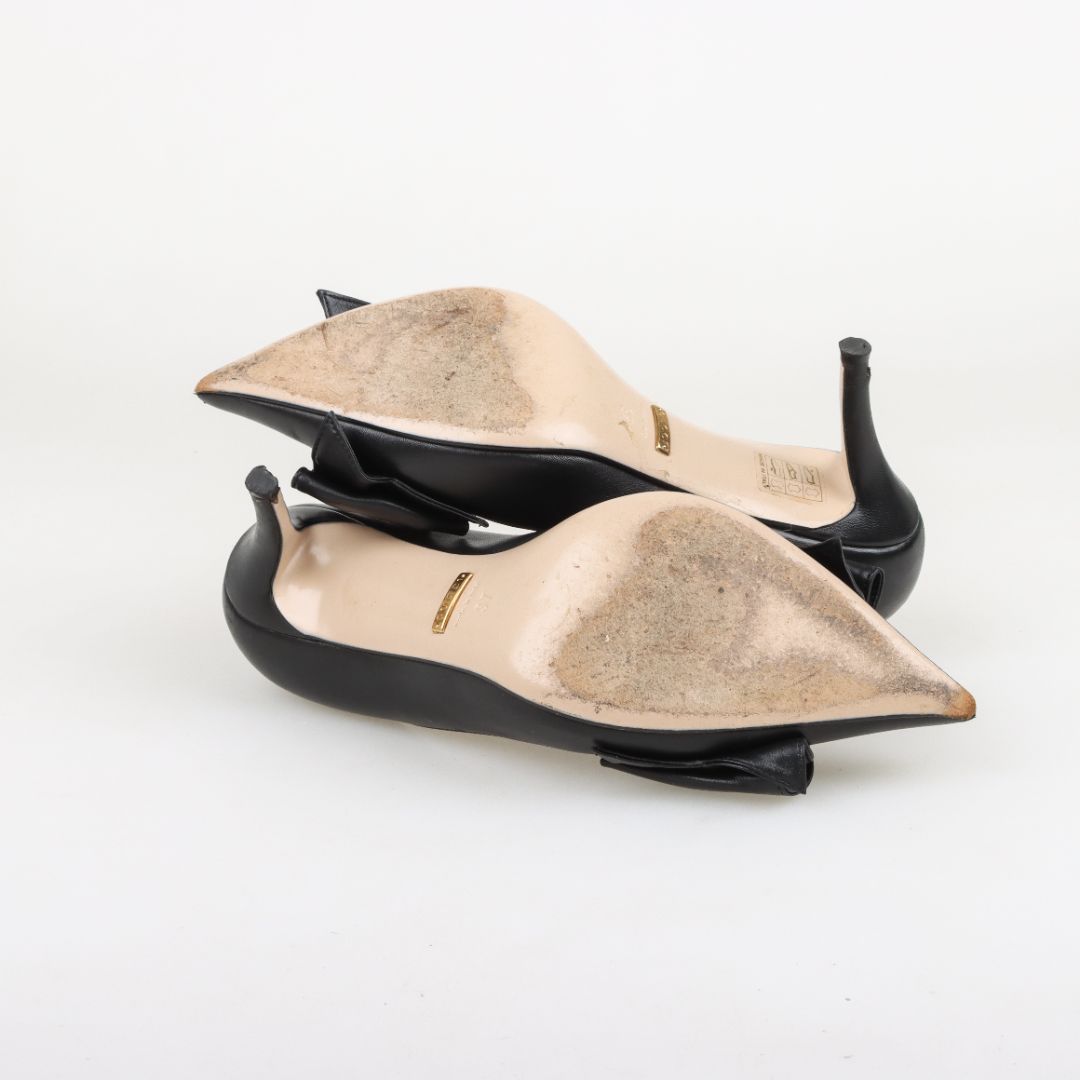 Gucci Leather Queen Margaret Pumps Size 37
