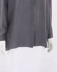Jac + Jack Silk Long Sleeve Shirt Size Small