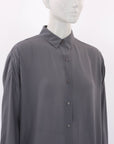 Jac + Jack Silk Long Sleeve Shirt Size Small