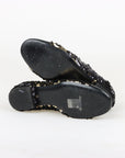 Chanel Sequin and Patent Leather Ballet Flats Size 37
