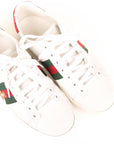 Gucci Leather 'Ace' Bee Sneakers Size 35.5