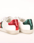 Gucci Leather 'Ace' Bee Sneakers Size 35.5