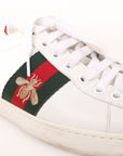Gucci Leather 'Ace' Bee Sneakers Size 35.5
