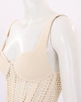 Dion Lee Knit Crochet Corset Size Small