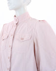 Zimmermann 'Tropicana' Panelled Denim Shirt Size 2