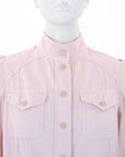 Zimmermann 'Tropicana' Panelled Denim Shirt Size 2