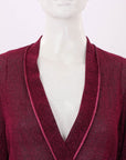 Oseree Lurex Wrap Top Size S/M