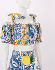 Dolce & Gabbana Majolica Top & Skirt Set Size IT 38-40 | AU 6-8
