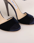 Jimmy Choo 'Lilyth' Velvet Bow Heels Size 38.5