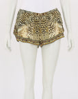 Camilla Silk Animal Print Shorts Size S
