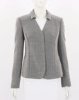 Emporio Armani Textured Wool Jacket Size IT 42 | AU 10