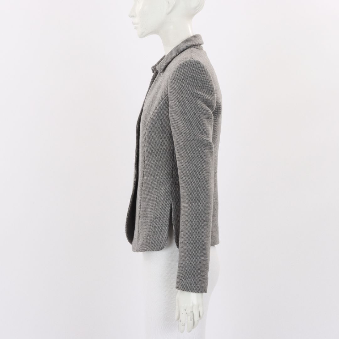Emporio Armani Textured Wool Jacket Size IT 42 | AU 10