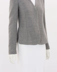 Emporio Armani Textured Wool Jacket Size IT 42 | AU 10