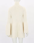 Rosetta Getty Alpaca Blend Flared Sleeve Dress Size S