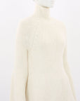 Rosetta Getty Alpaca Blend Flared Sleeve Dress Size S