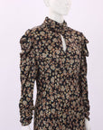 Husk Silk Floral Dress Size 12