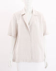 Viktoria + Woods Linen Short Sleeve Jacket Size 0