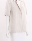 Viktoria + Woods Linen Short Sleeve Jacket Size 0