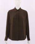 Scanlan Theodore Silk Long Sleeve Top Size 10