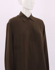 Scanlan Theodore Silk Long Sleeve Top Size 10