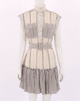 Zimmermann Striped Belted Utility Mini Dress Size 0
